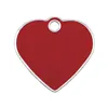 Identification plate for collar Imarc Heart Red