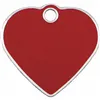 Identification plate for collar Imarc Heart Red