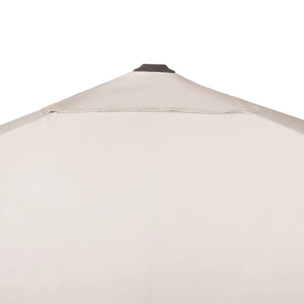 Sodo skėtis Springos GU0051, 440 cm, su uždangalu, pakabinamas, ekru spalvos