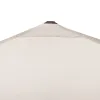 Sodo skėtis Springos GU0051, 440 cm, su uždangalu, pakabinamas, ekru spalvos