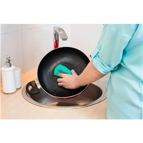 Scourer Vileda Pur Active Green Polyurethane (2 Units)