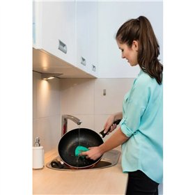 Scourer Vileda Pur Active Green Polyurethane (2 Units)