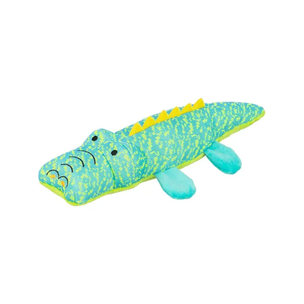 Soft toy for dogs Trixie Turquoise Crocodile 33 cm Plush