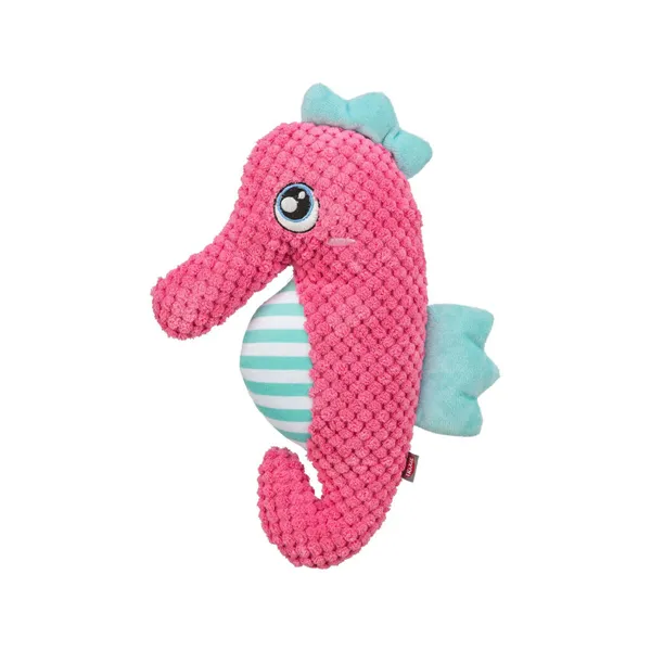 Soft toy for dogs Trixie Pink Sea Horse 28 cm Polyester