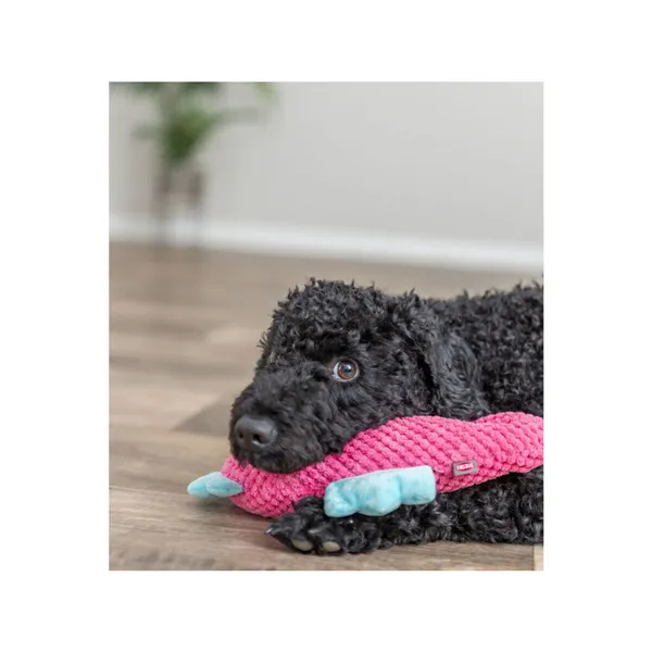 Soft toy for dogs Trixie Pink Sea Horse 28 cm Polyester