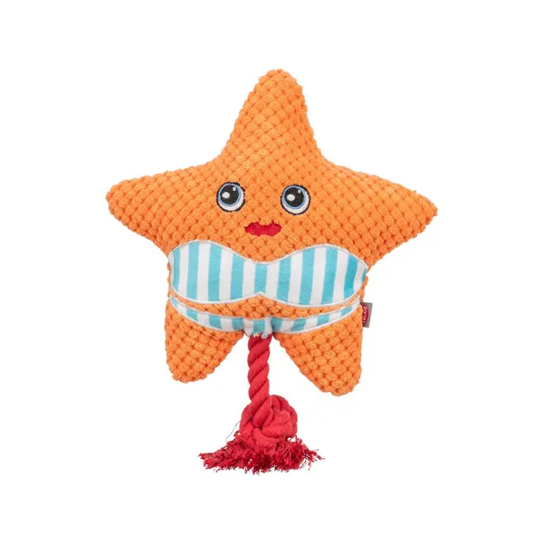 Soft toy for dogs Trixie Orange Starfish 22 cm Polyester