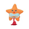 Soft toy for dogs Trixie Orange Starfish 22 cm Polyester
