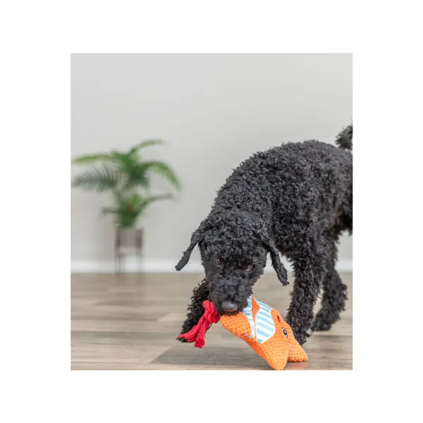 Soft toy for dogs Trixie Orange Starfish 22 cm Polyester