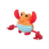 Soft toy for dogs Trixie Orange Crab 28 cm Polyester Plush Textile