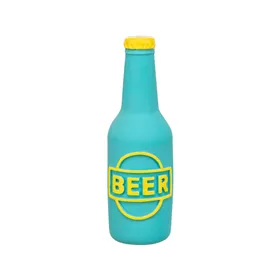 Dog toy Trixie Yellow Turquoise 12,5 cm Beer Bottle