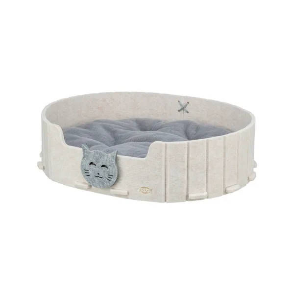 Cat Bed Trixie Emelie 50 x 42 cm Grey Sand