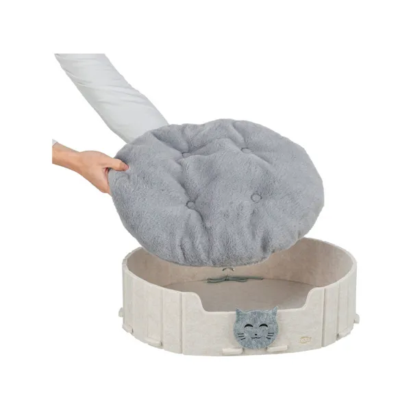 Cat Bed Trixie Emelie 50 x 42 cm Grey Sand