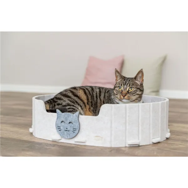 Cat Bed Trixie Emelie 50 x 42 cm Grey Sand