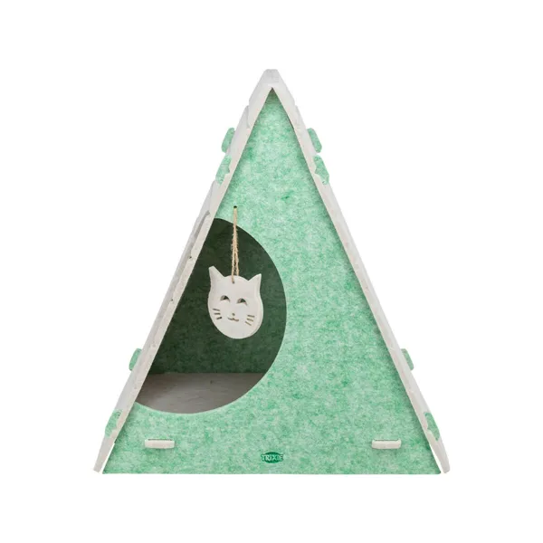 Cat cave Trixie Lucy Green Sand 46 x 50 x 38 cm Tipi