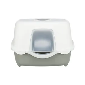 Cat Litter Box Trixie Davio Top White Grey 56 x 39 x 39 cm Plastic