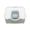 Cat Litter Box Trixie Davio Top White Grey 56 x 39 x 39 cm Plastic