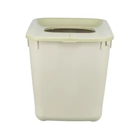 Cat Litter Box Trixie Hop-In 38 x 39 x 58 cm Green Grey Plastic
