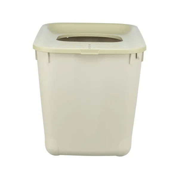 Cat Litter Box Trixie Hop-In 38 x 39 x 58 cm Green Grey Plastic