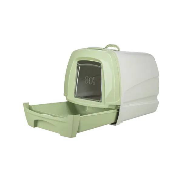 Cat Litter Box Trixie EasyDraw 46 x 57 x 48 cm Green Grey Plastic
