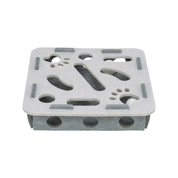 Cat toy Trixie Hole'n'Roll Box 30 x 30 x 7,5 cm Grey