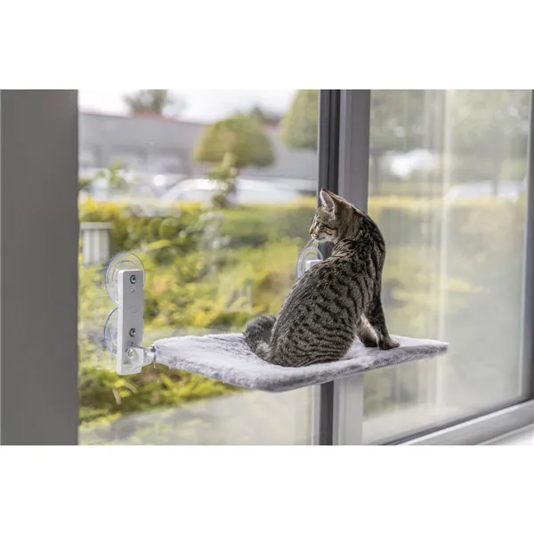 Hanging Cat Hammock Trixie 58 x 34 cm Grey