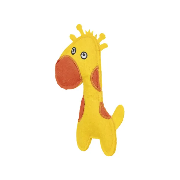 Soft toy for dogs Trixie Yellow Giraffe 15 cm Felt