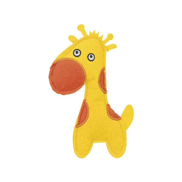 Soft toy for dogs Trixie Yellow Giraffe 15 cm Felt