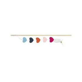 Cat toy Trixie Multicolour Feather Heart 48 cm