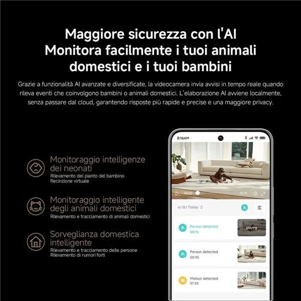 Surveillance Camcorder Xiaomi C701 Full HD