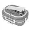 Electric Lunch Box N'oveen LB640 Dark grey Stainless steel 24 x 11 x 18,5 cm
