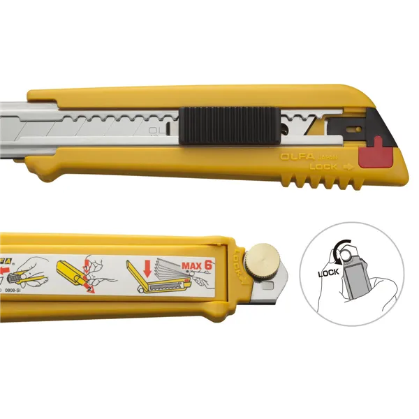 Cutter Olfa 18 X 0,5 MM Black Red 18 mm