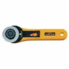 Rotating cutter Olfa 45 X 0,3 MM Yellow Stainless steel Circular