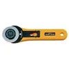 Rotating cutter Olfa 45 X 0,3 MM Yellow Stainless steel Circular