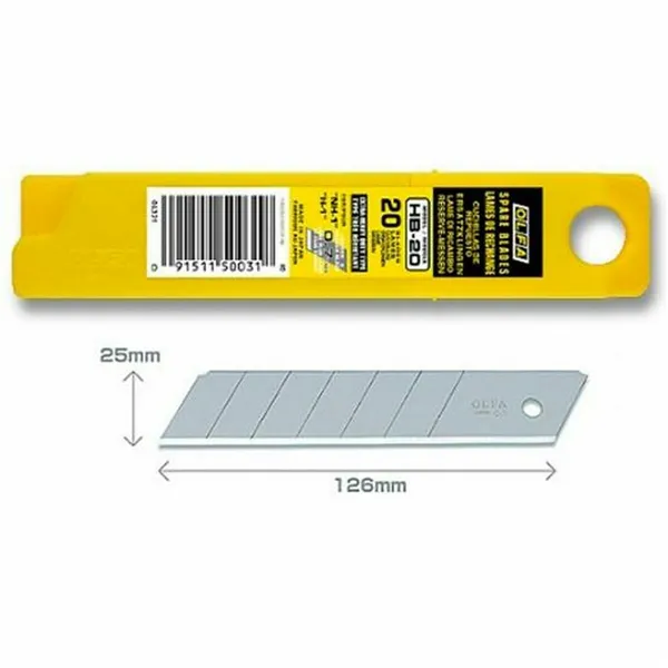 Cutter Blade Olfa Replacement 20 Units
