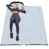 2-in-1 matkamakuupussi Springos CS0122, 220x80 cm, lämmin retkipeitto, mustanharmaa