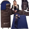 Tūristu guļammaiss ar kapuci 2in1 Springos CS0121 220x80 cm