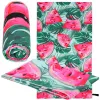 Пляжное полотенце Springos CS0118, 90x180 см, микрофибра, быстросохнущее, арбузы, листья