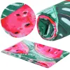 Пляжное полотенце Springos CS0118, 90x180 см, микрофибра, быстросохнущее, арбузы, листья