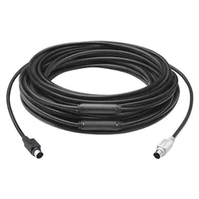 S-Video Extension Cable Logitech 939-001490 Black 15 m