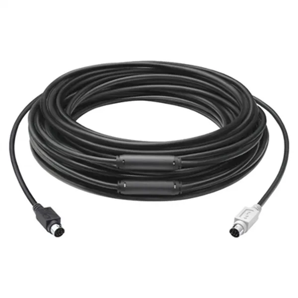 S-Video Extension Cable Logitech 939-001490 Black 15 m