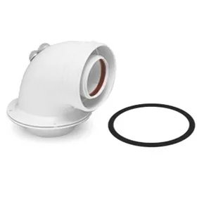 Coaxial curve 90º Cointra White