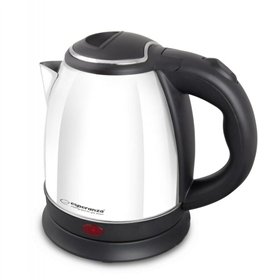 Kettle Esperanza EKK128W White Black Stainless steel Plastic 1350 W 1 L