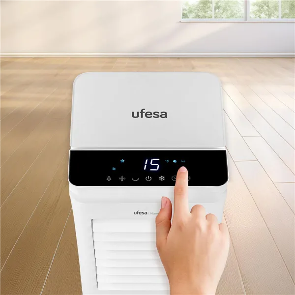 Portable Evaporative Air Cooler UFESA NARVIK White 60 W 5 L