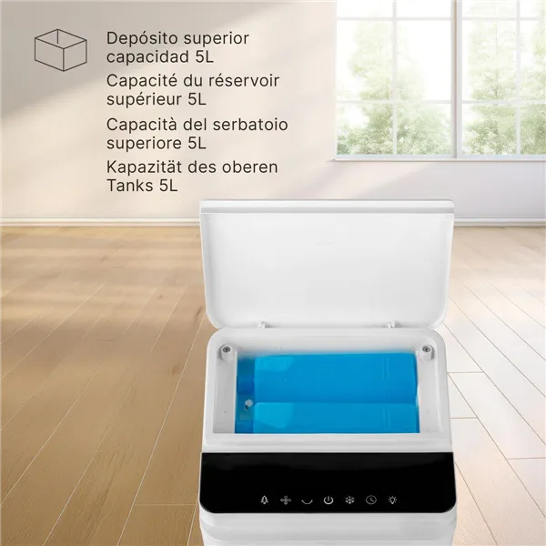Portable Evaporative Air Cooler UFESA NARVIK White 60 W 5 L