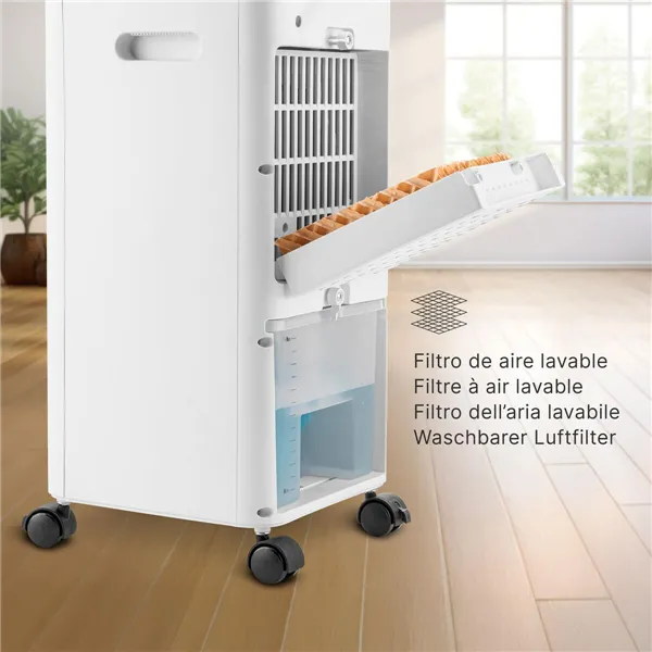 Portable Evaporative Air Cooler UFESA NARVIK White 60 W 5 L