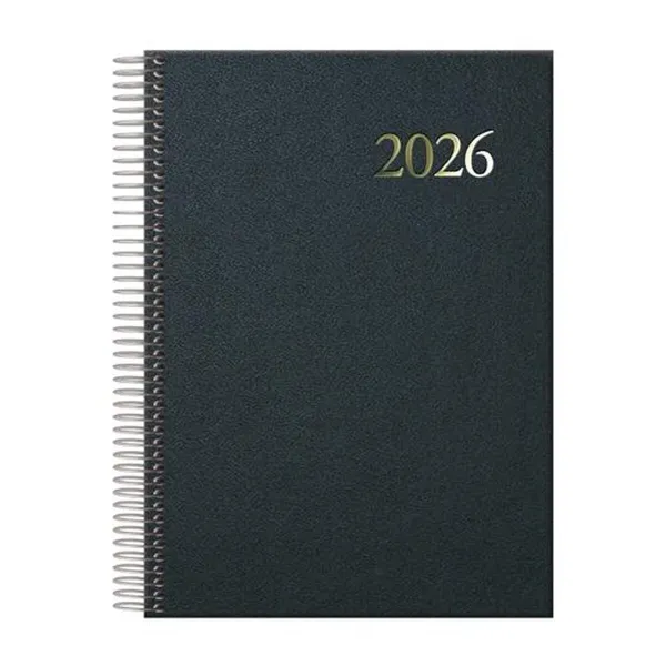 Diary DOHE Black 14 x 20 cm (20 Units)