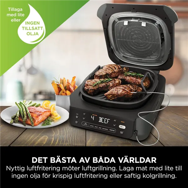 Barbecue Portable NINJA AG351EU 5EN1 Metal Stainless steel