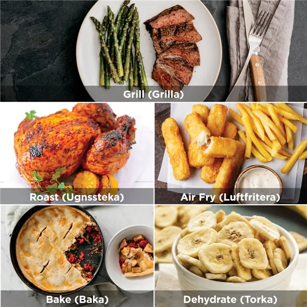 Barbecue Portable NINJA AG351EU 5EN1 Metal Stainless steel