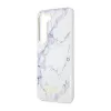 Guess Marble Collection - Case for Samsung Galaxy S23+ (White)
