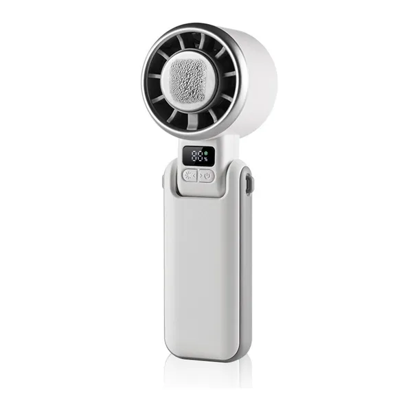 Mini Portable Fan CristalRecord 85-026-00-001 White